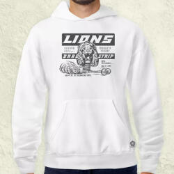 Magnolion Lions Drag Strip szürke férfi pulóver (28167-P)