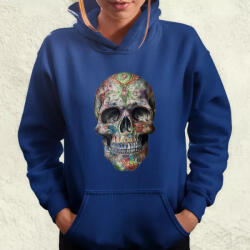 Magnolion Színezett koponya v1 női pulóver (3533-PN)