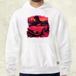 Magnolion Retró hullám Ferrari Testarossa v1 férfi pulóver (879-P)