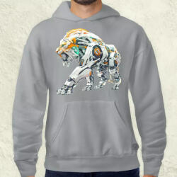 Magnolion Kiborg oroszlán v9 férfi pulóver (22876-P)