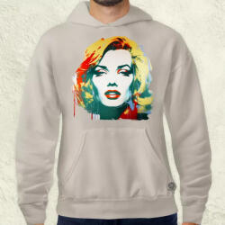 Magnolion Marilyn Monroe portré v4 férfi pulóver (8690-P)