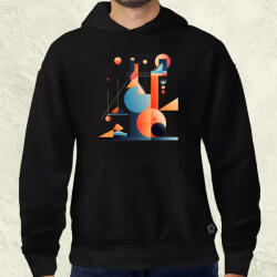 Magnolion Világunk absztrakt v1 férfi pulóver (9796-P)