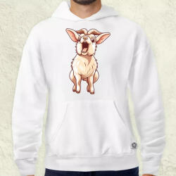 Magnolion Kawaii kecske kiabál v2 férfi pulóver (8093-P)