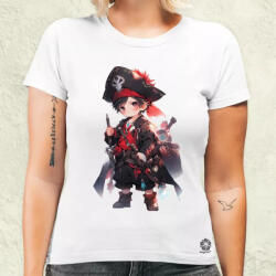 Magnolion Chibi kalóz v7 női póló (6786-N)