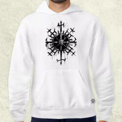 Magnolion Vegvísir rúna v2 férfi pulóver (6499-P)