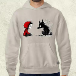 Magnolion Piroska és a farkas rajz v2 férfi pulóver (27340-P)