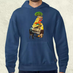 Magnolion Szürreál pop art fantázia v10 férfi pulóver (7074-P)