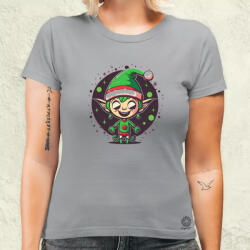 Magnolion Boldog karácsonyi manó első testvér női póló (514-N)