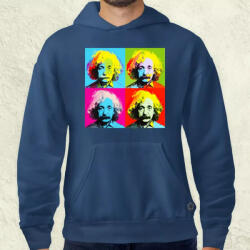 Magnolion Pop art Einstein v1 férfi pulóver (8462-P)