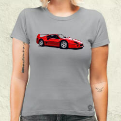 Magnolion Ferrari F40 rajz v5 női póló (20841-N)