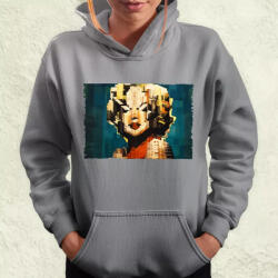 Magnolion Pareidolia Marilyn Monroe város fantázia v4 női pulóver (7436-PN)