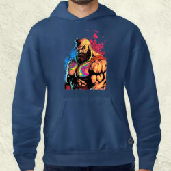 Magnolion Street Fighter Zangief férfi pulóver (1379-P)