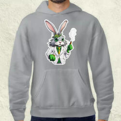 Magnolion Weed nyuszi v1 férfi pulóver (7612-P)