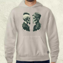 Magnolion Punk koponyák v1 férfi pulóver (24735-P)