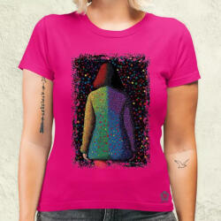 Magnolion Pointillizmus búcsú női póló (1792-N)