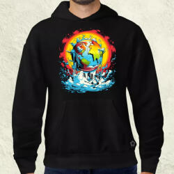 Magnolion Globális felmelegedés graffiti v5 férfi pulóver (8029-P)