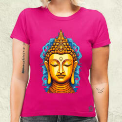Magnolion Pop art Buddha szobor v1 női póló (7850-N)