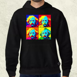 Magnolion Pop art Einstein v4 férfi pulóver (8471-P)