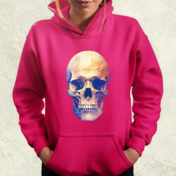 Magnolion Dupla expozíció koponya v2 női pulóver (5345-PN)