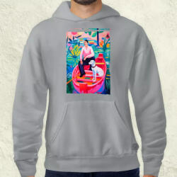 Magnolion Fauvista fantázia v2 férfi pulóver (5566-P)