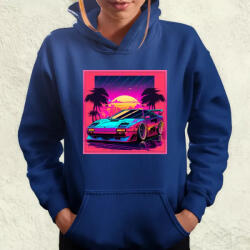 Magnolion Retró hullám Ferrari F-40 v1 női pulóver (877-PN)