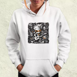 Magnolion Rajzfilm punk srác v25 női pulóver (25463-PN)