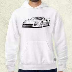 Magnolion Ferrari F40 rajz v1 férfi pulóver (8629-P)