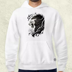 Magnolion Vintage japán oroszlán tetoválás v1 férfi pulóver (1811-P)