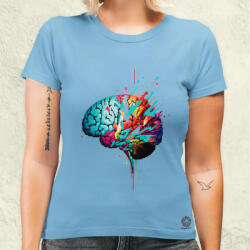 Magnolion Absztrakt agy női póló (1603-N)