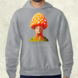 Magnolion Szürreál gomba v1 férfi pulóver (7576-P)