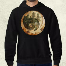 Magnolion Fibonacci fákkal v2 férfi pulóver (25407-P)