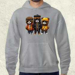 Magnolion Hip Hop medvék v1 férfi pulóver (8052-P)