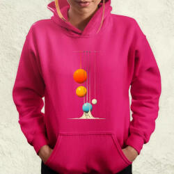 Magnolion Absztrakt három színben v3 női pulóver (7918-PN)