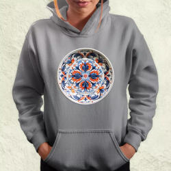 Magnolion Magyar népi porcelán v1 női pulóver (8120-PN)