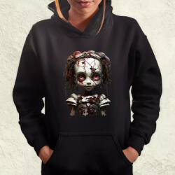 Magnolion Horror baba v2 női pulóver (8647-PN)