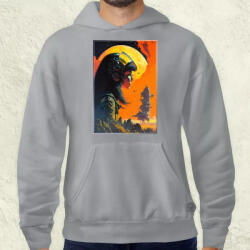 Magnolion Retró sci-fi v3 férfi pulóver (2273-P)