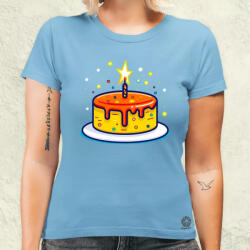 Magnolion Vektor torta v4 női póló (5700-N)