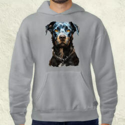 Magnolion Rajz pitbull v1 férfi pulóver (9243-P)