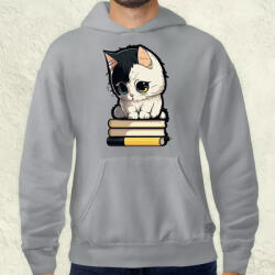 Magnolion Tanuló cica v1 férfi pulóver (2946-P)