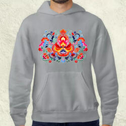 Magnolion Magyar népi motívum v19 férfi pulóver (8427-P)