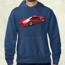 Magnolion Ferrari F40 rajz v8 férfi pulóver (20844-P)