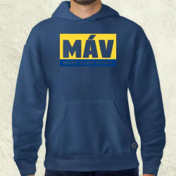 Magnolion MÁV színes sárga férfi pulóver (28126-P)