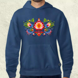 Magnolion Magyar népi motívum v1 férfi pulóver (8428-P)