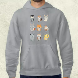 Magnolion Rajzfilm állat kollekció v7 férfi pulóver (6254-P)