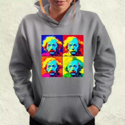 Magnolion Pop art Einstein v4 női pulóver (8471-PN)