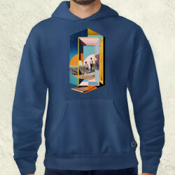 Magnolion Kortárs modern digitális művészet v3 férfi pulóver (2655-P)