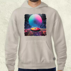 Magnolion Pixelart bakelit az űrben v4 férfi pulóver (20239-P)