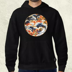 Magnolion Japán népi porcelán v7 férfi pulóver (8070-P)