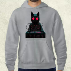 Magnolion Synthwave Dj v2 férfi pulóver (27369-P)