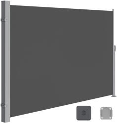 SONGMICS Oldalsó terasznapellenző, belátásgátló, szürke, 220 g/m2 160 x 350 cm (GSA165G02)